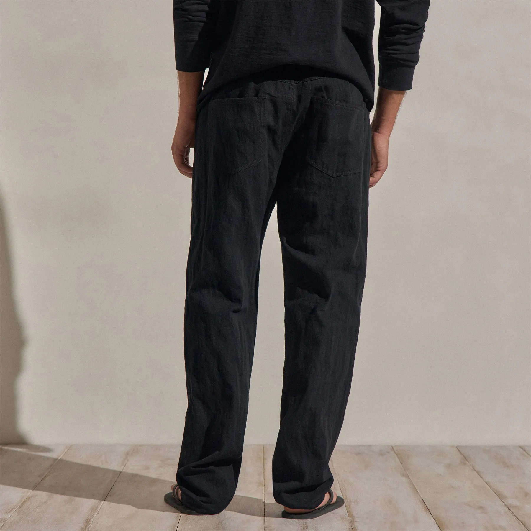 Cotton Metal Twill Pant - Black sold by James Perse product image thumbnail 4