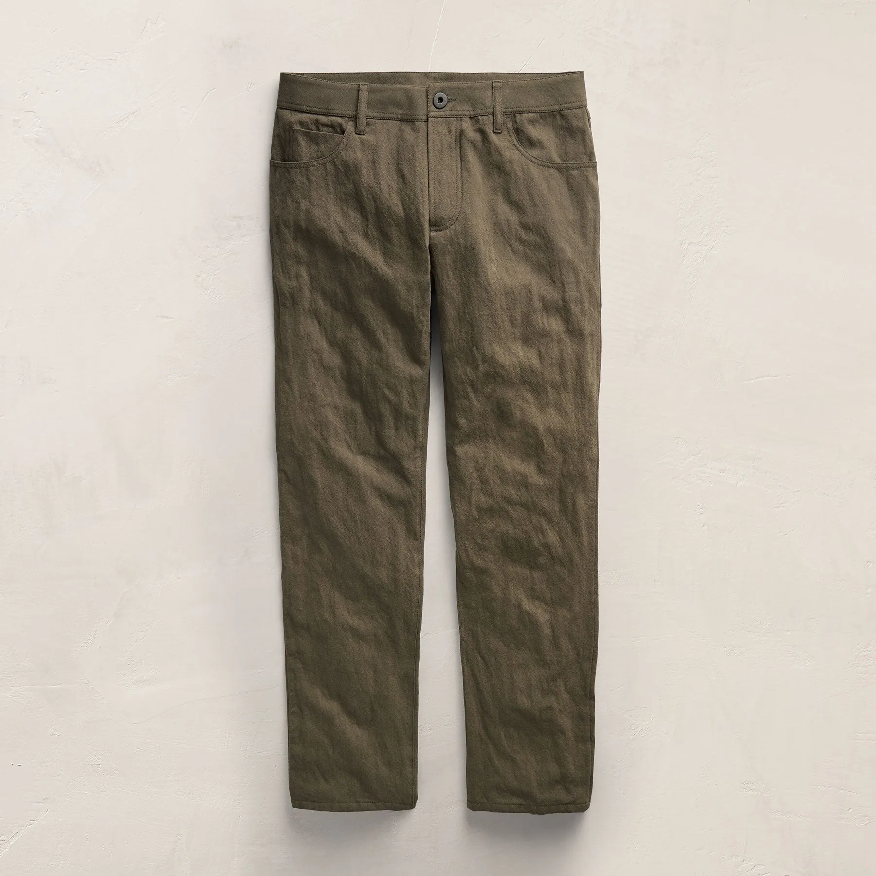 Cotton Metal Twill Pant - Army Green sold by James Perse product image thumbnail 2