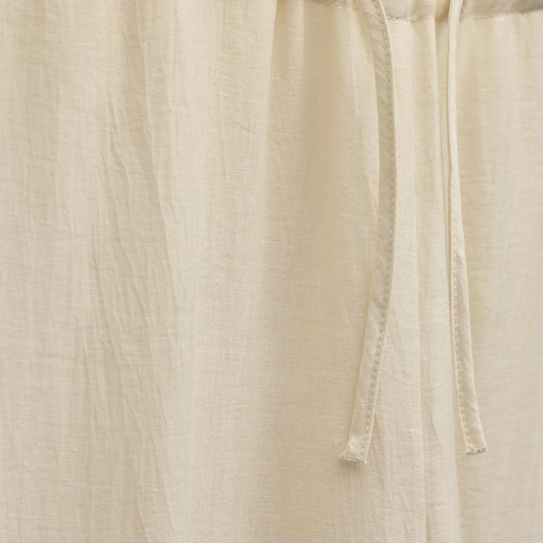 Linen Wide Cuff Pant - Ecru sold by James Perse product image thumbnail 5