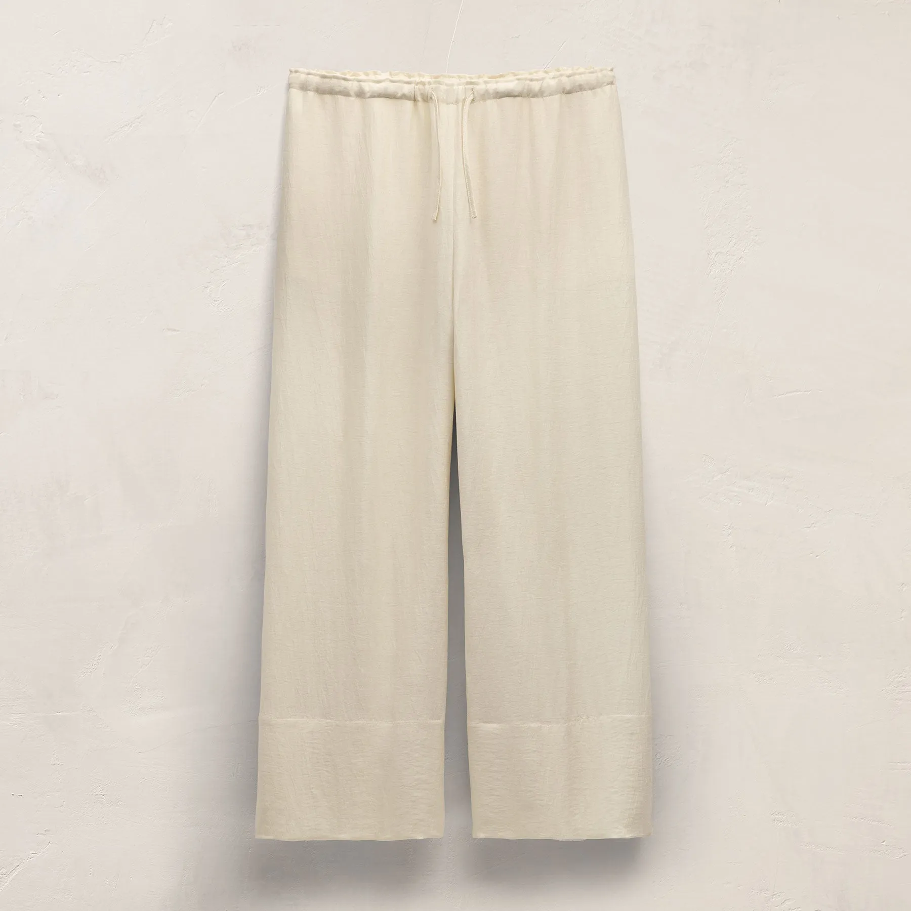 Linen Wide Cuff Pant - Ecru sold by James Perse product image thumbnail 2