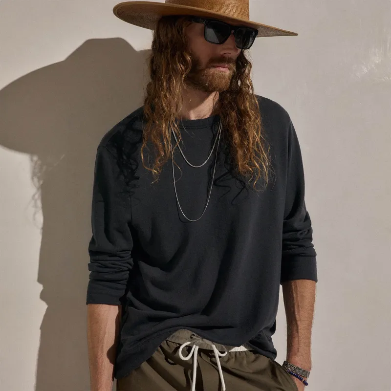 Cotton Cashmere Sweatshirt - Magma made by James Perse