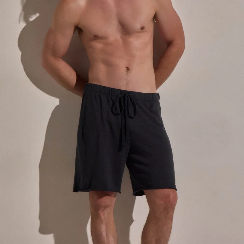 Cotton Cashmere Sweat Short - Magma made by James Perse