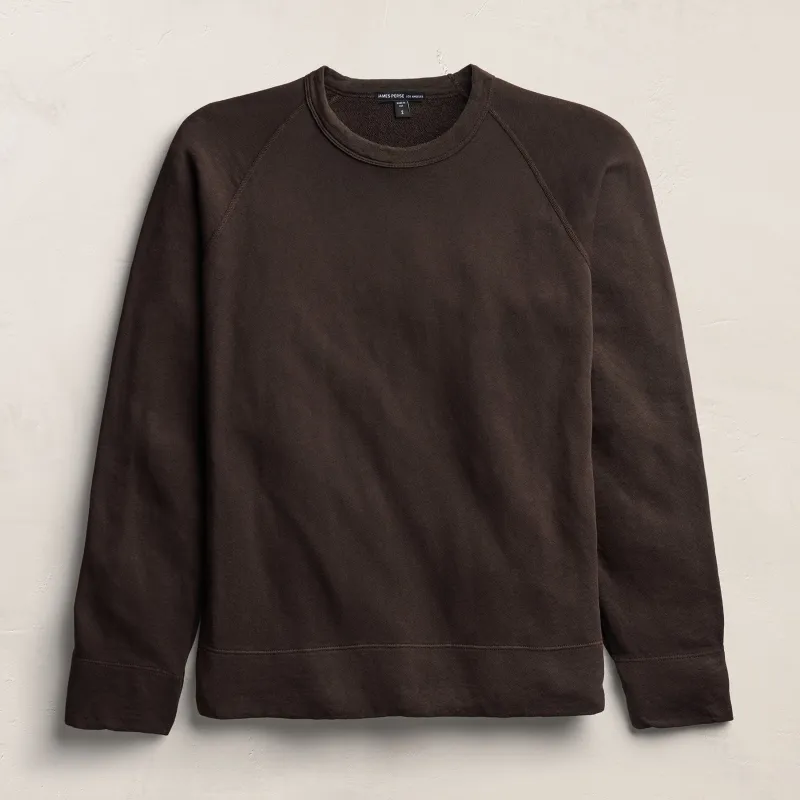 Vintage French Terry Sweatshirt - Bark Pigment made by James Perse