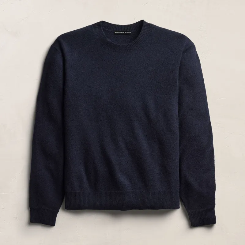 Felted Cashmere Crew - Classic Navy made by James Perse
