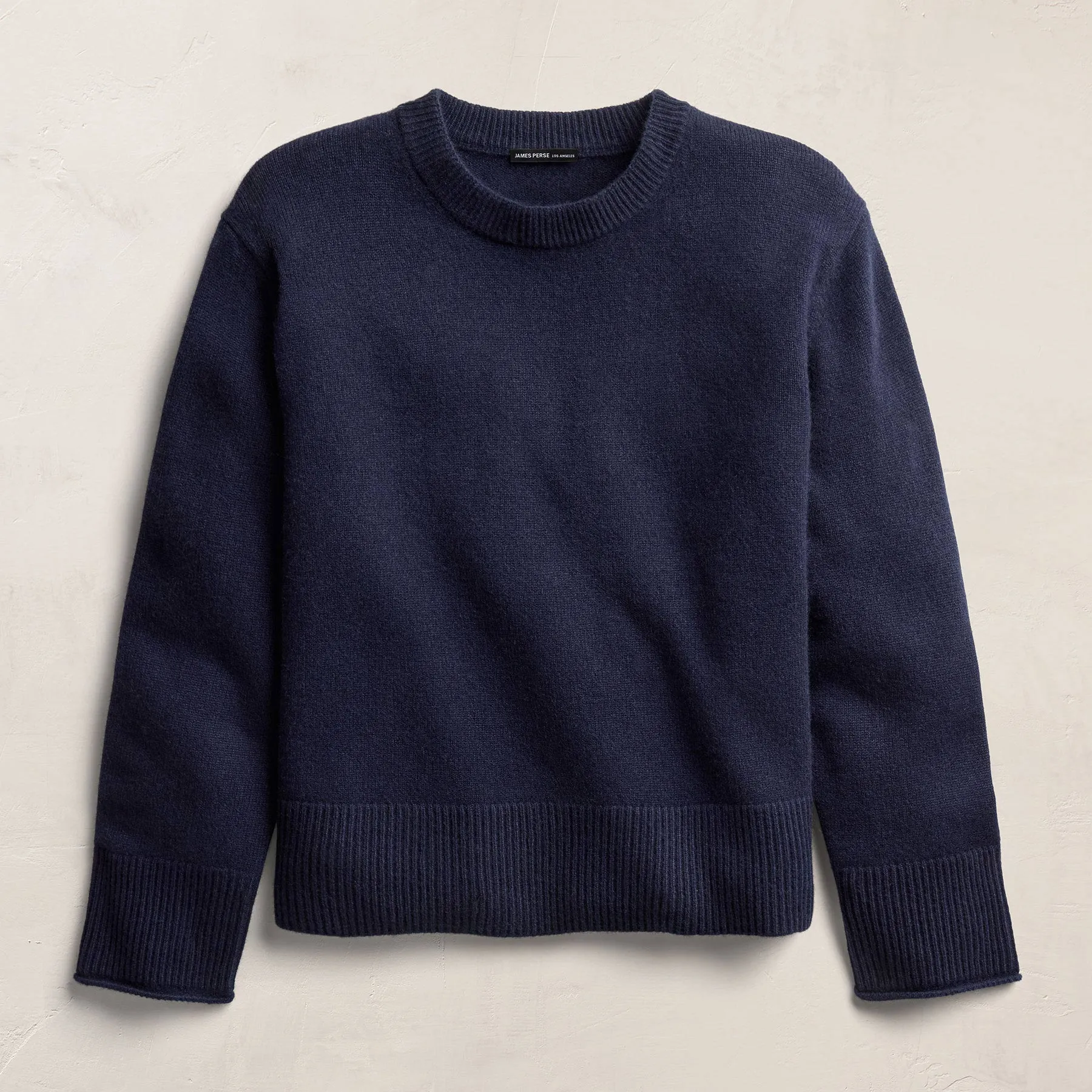 Cashmere Crew Neck Sweater - Navy sold by James Perse product image thumbnail 2