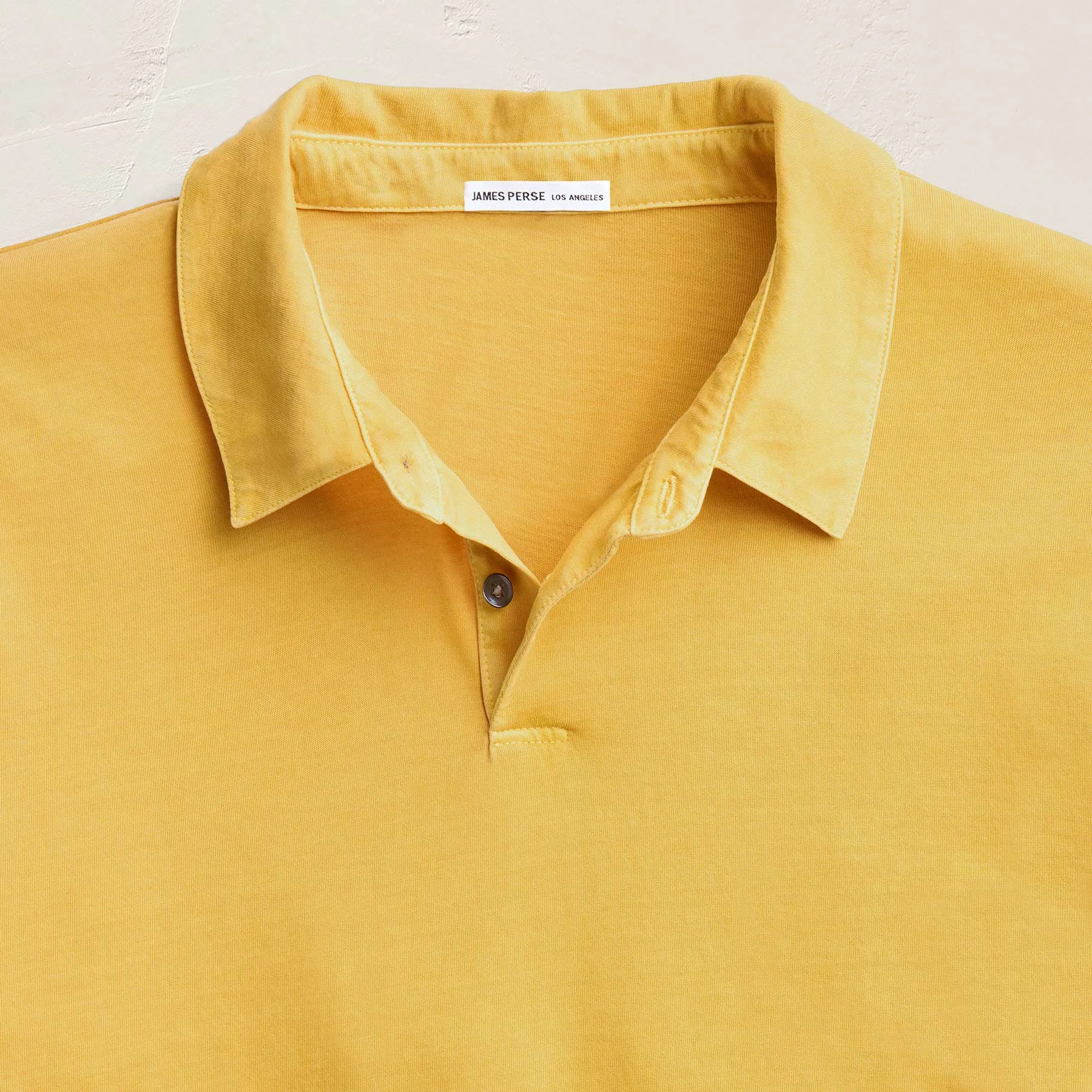 Sueded Jersey Polo - Cadmium Pigment sold by James Perse product image thumbnail 2