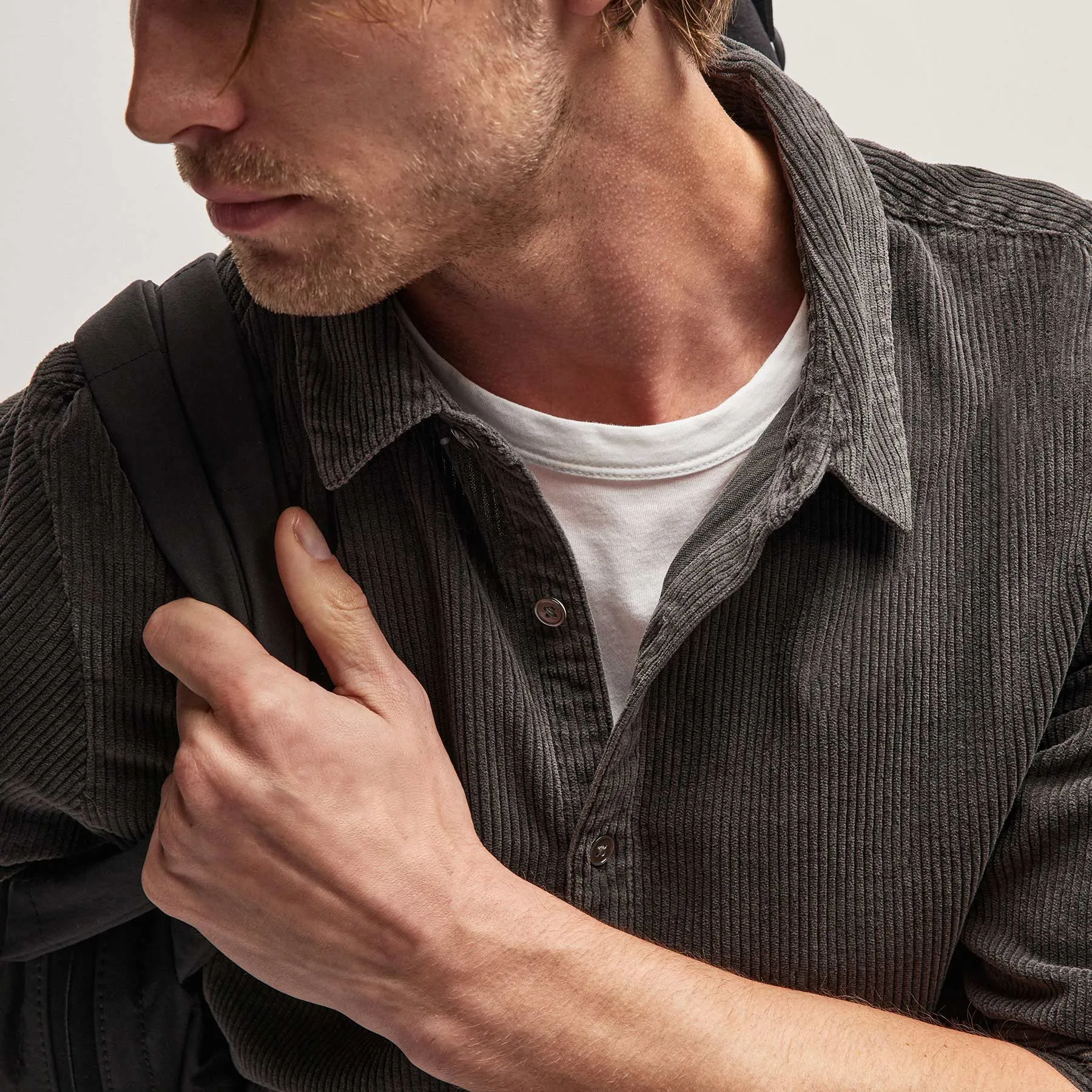 Corduroy Shirt - Magma Pigment sold by James Perse product image thumbnail 5