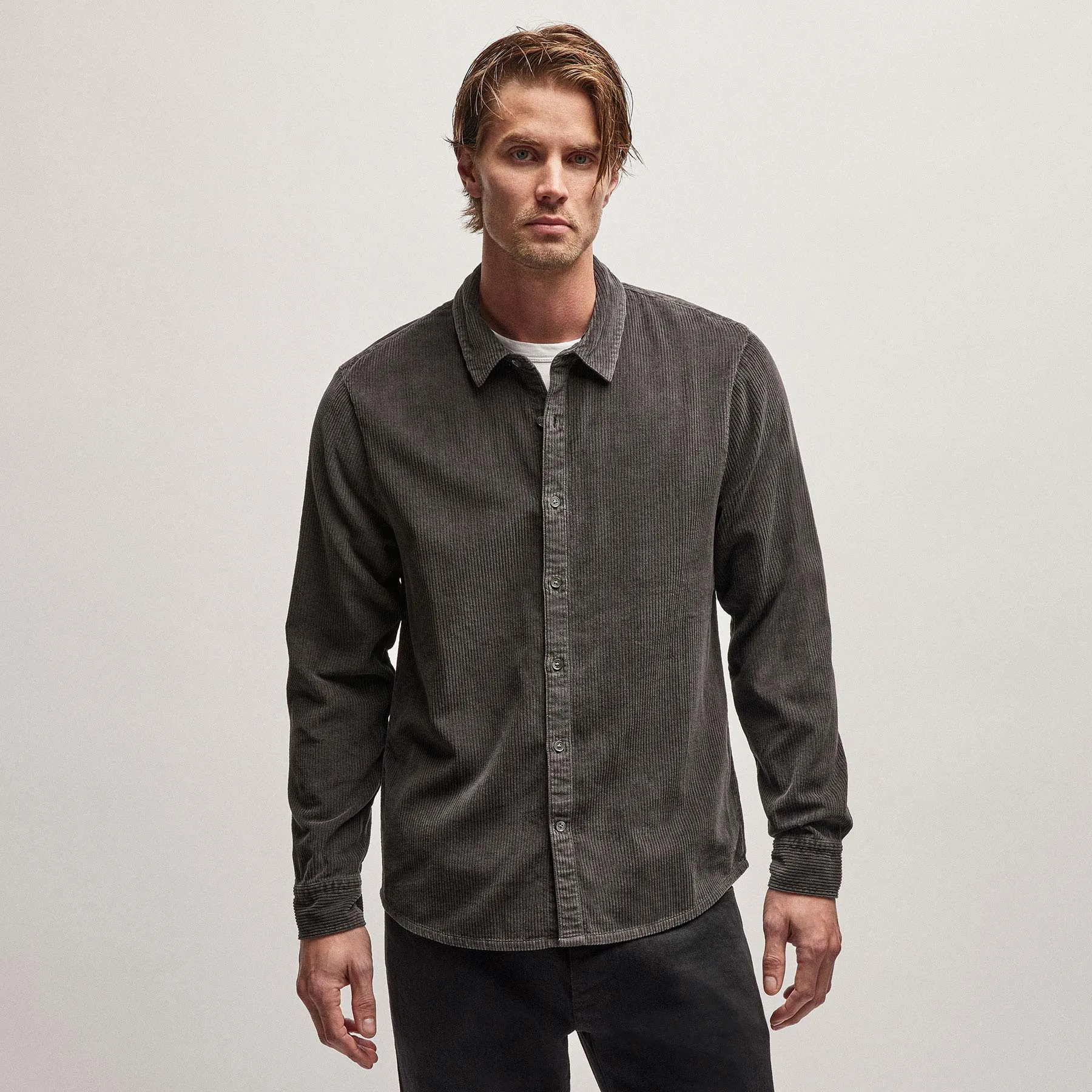 Corduroy Shirt - Magma Pigment sold by James Perse product image thumbnail 3