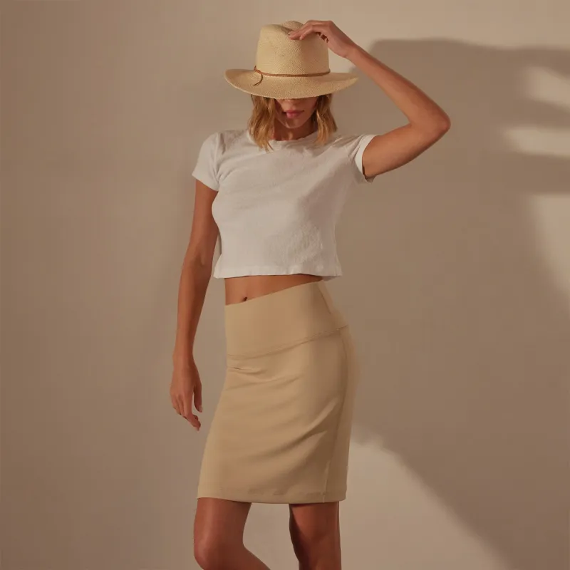 Double Knit Tube Skirt - Sand Dune sold by James Perse
