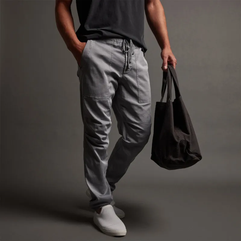 Army Cotton Slub Utility Pant - Breeze Pigment sold by James Perse