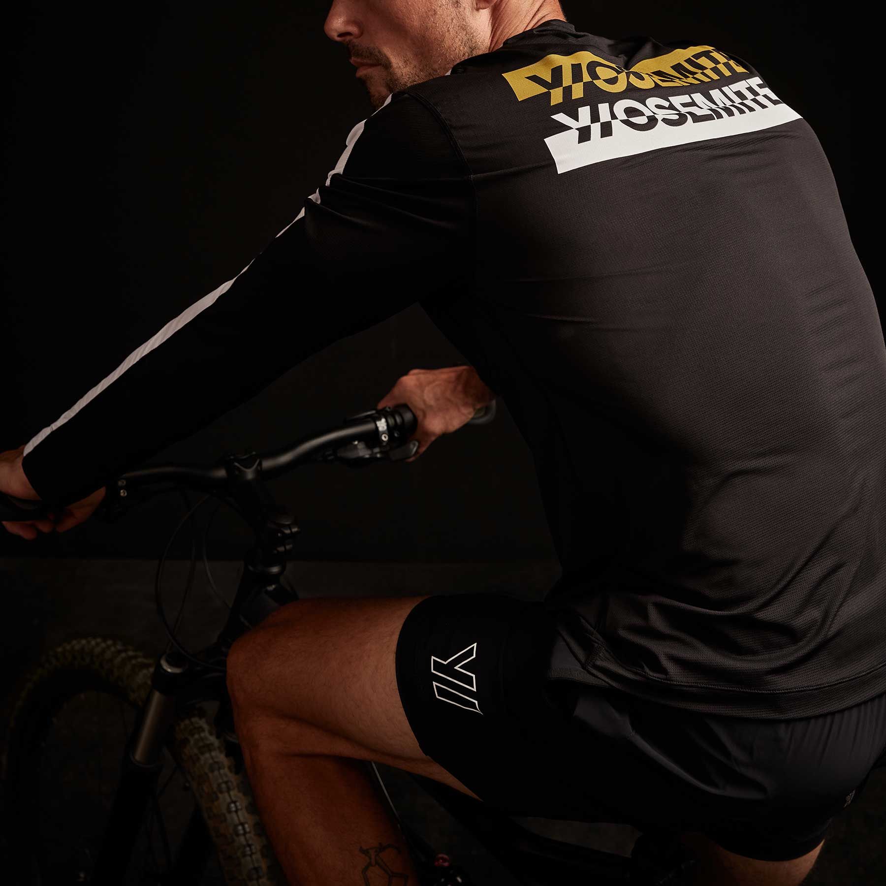 Y/OSEMITE Graphic Striped Performance Tee - Black/White sold by James Perse product image thumbnail 2