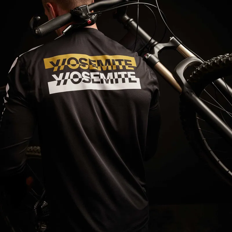 Graphic Striped Performance Tee - Black/White sold by James Perse