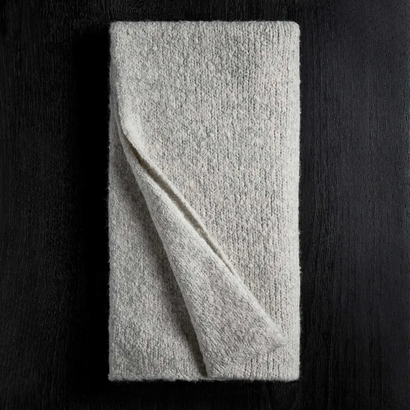 Alpaca Merino Knit Scarf - Mist sold by James Perse