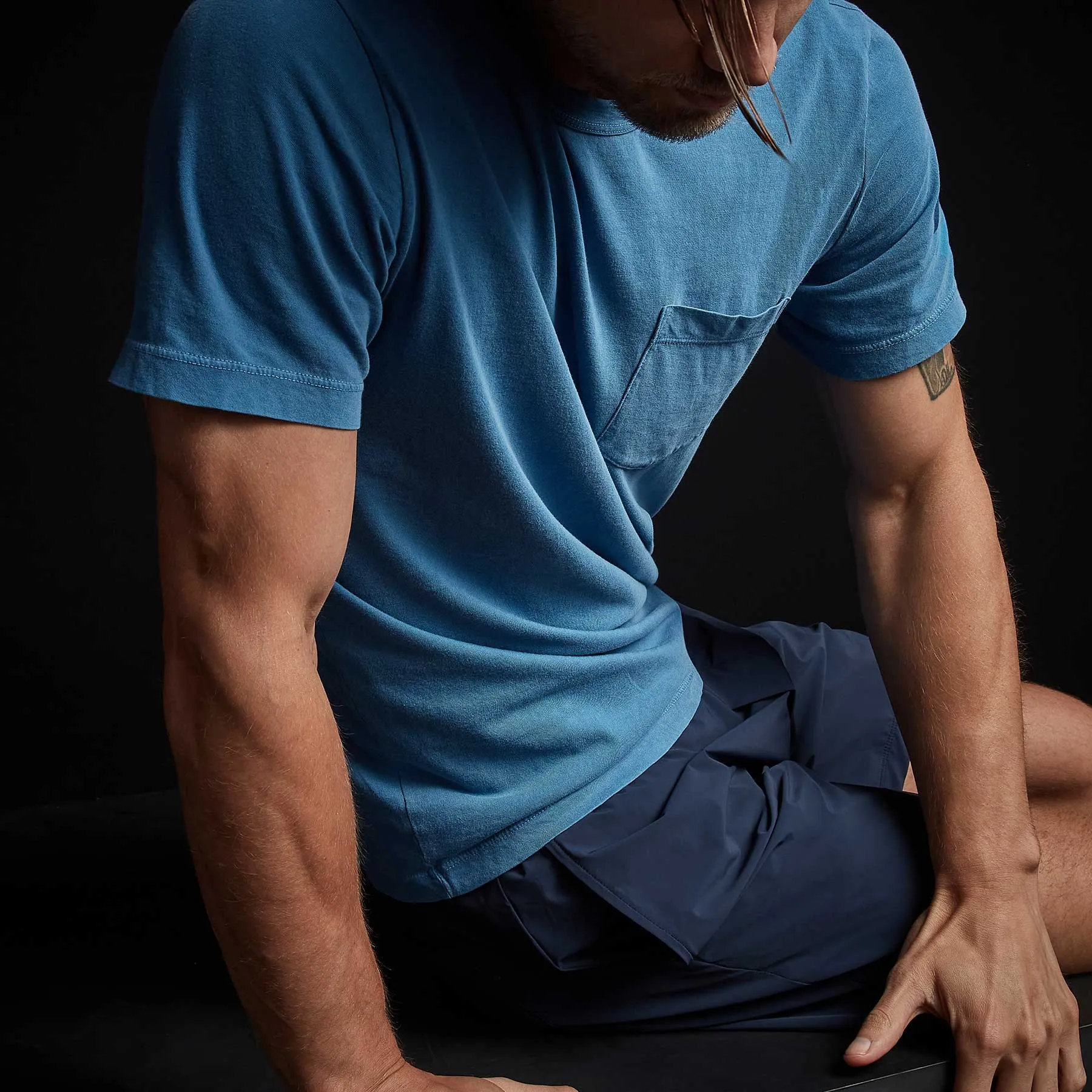 Short Sleeve Graphic Crew Neck - Bolt Pigment sold by James Perse product image thumbnail 4