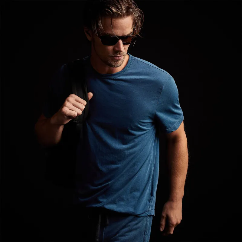 Clear Jersey Crew - Lake Pigment sold by James Perse