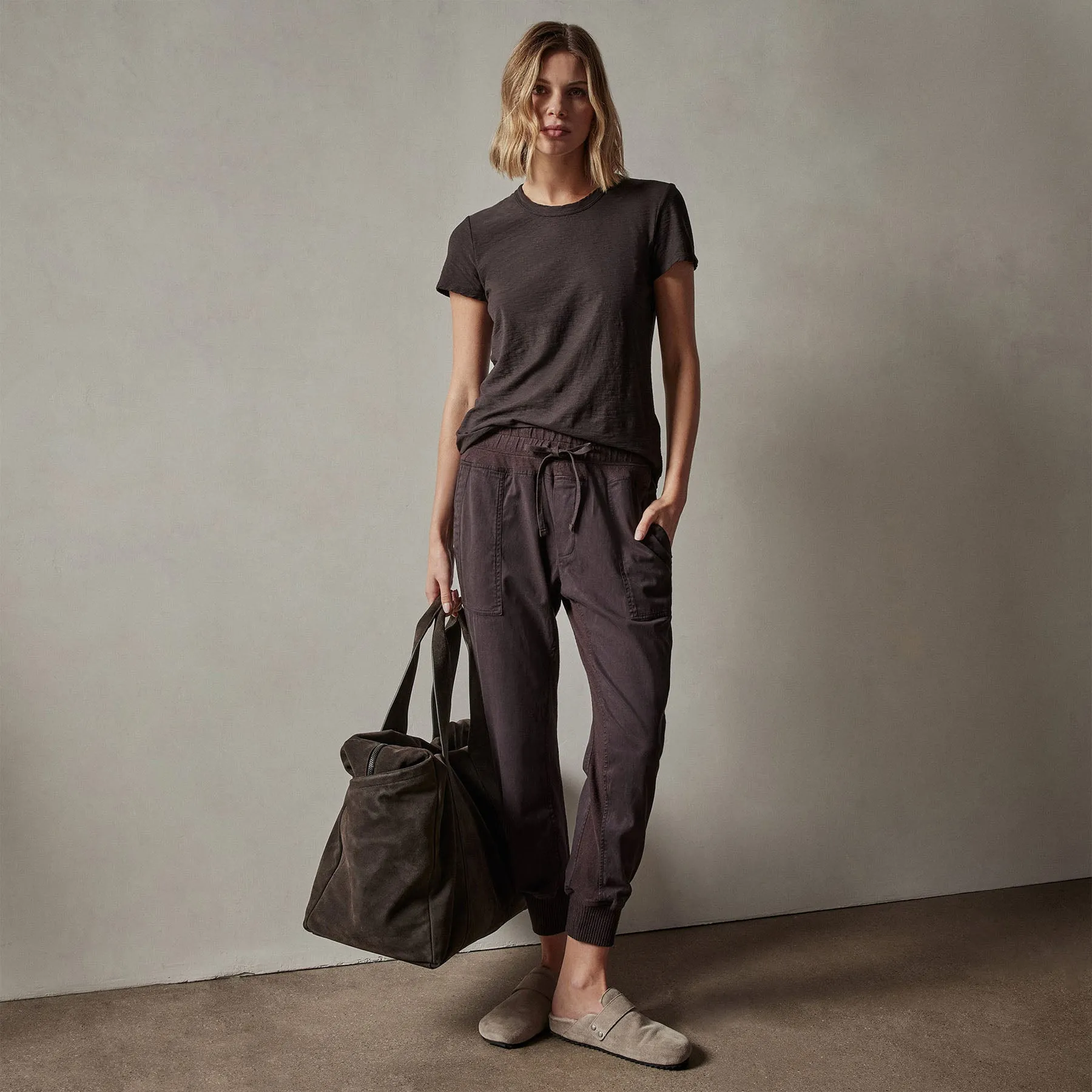 Sheer Slub Crew Neck Tee - Kona sold by James Perse product image thumbnail 2