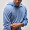 Soft Featherweight Cashmere Hoodie - Coast sold by James Perse
