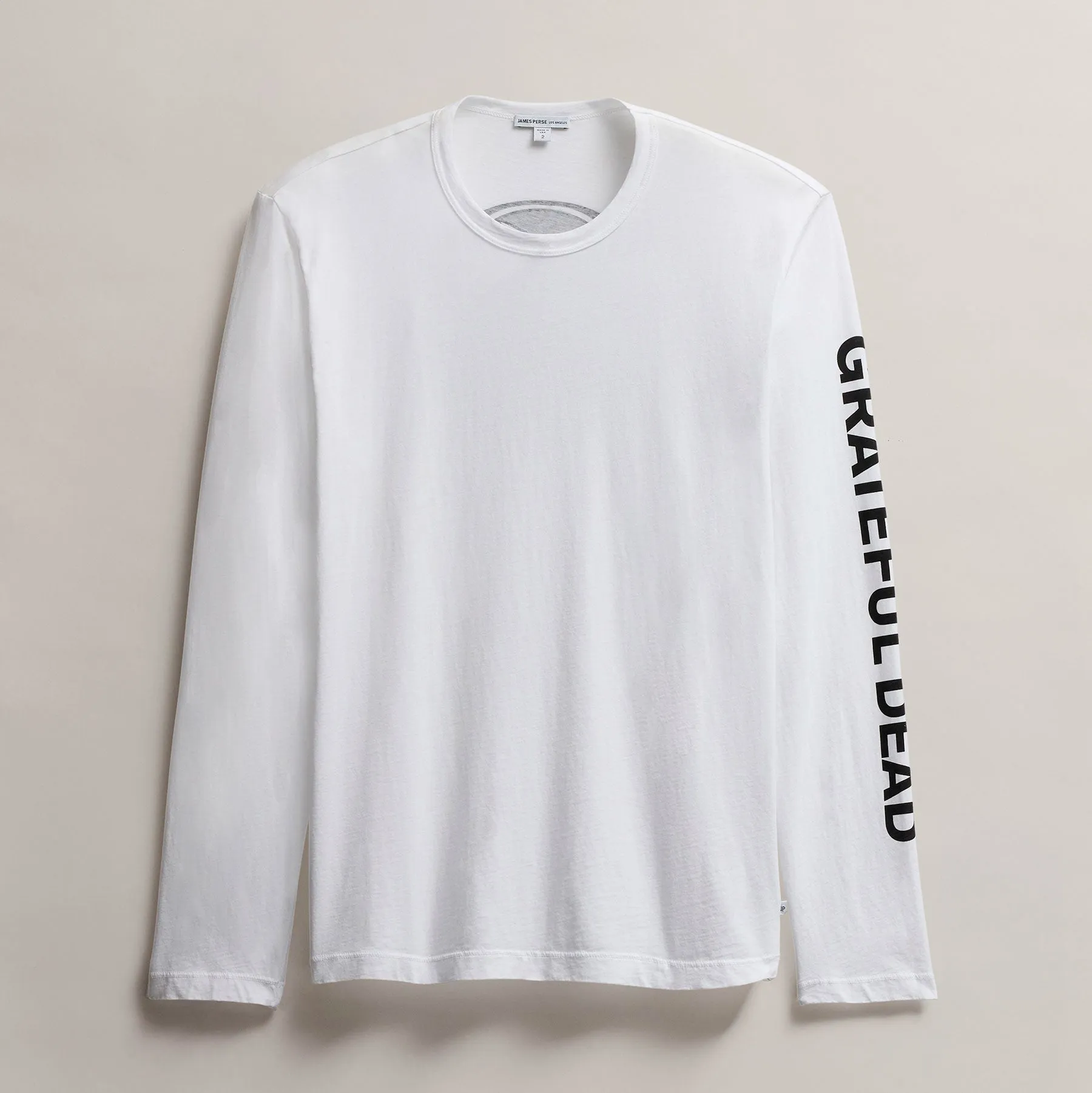 Men's Grateful Dead Long Sleeve - White/Black sold by James Perse product image thumbnail 2
