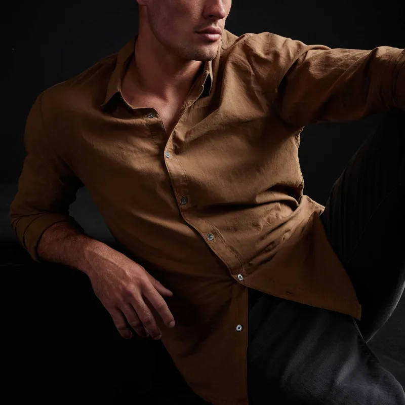 Standard Shirt - Acorn Pigment sold by James Perse