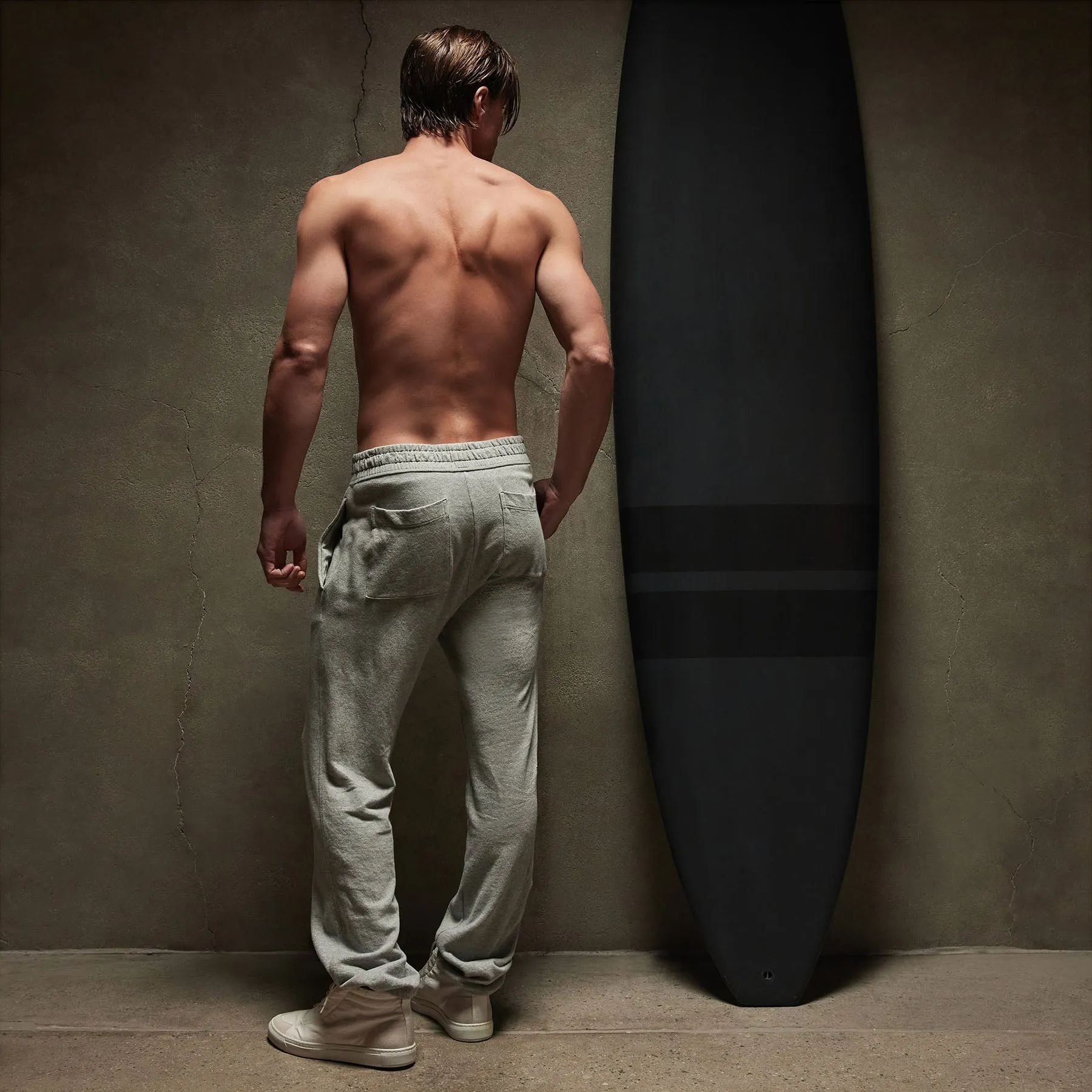 Vintage French Terry Sweatpant - Heather Grey sold by James Perse product image thumbnail 4