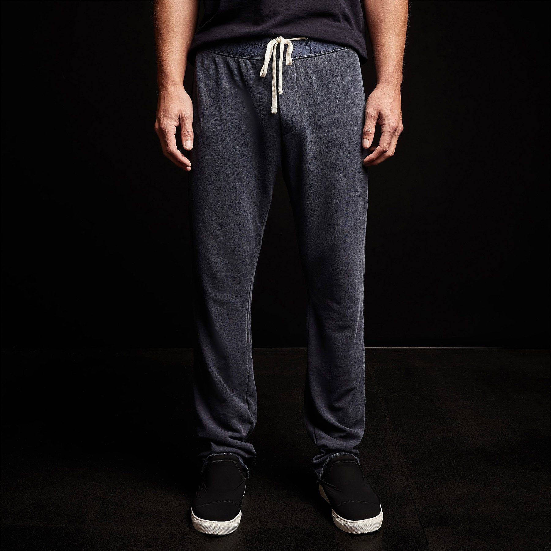 Vintage Fleece Contrast Waist Sweatpant - Deep Pigment sold by James Perse