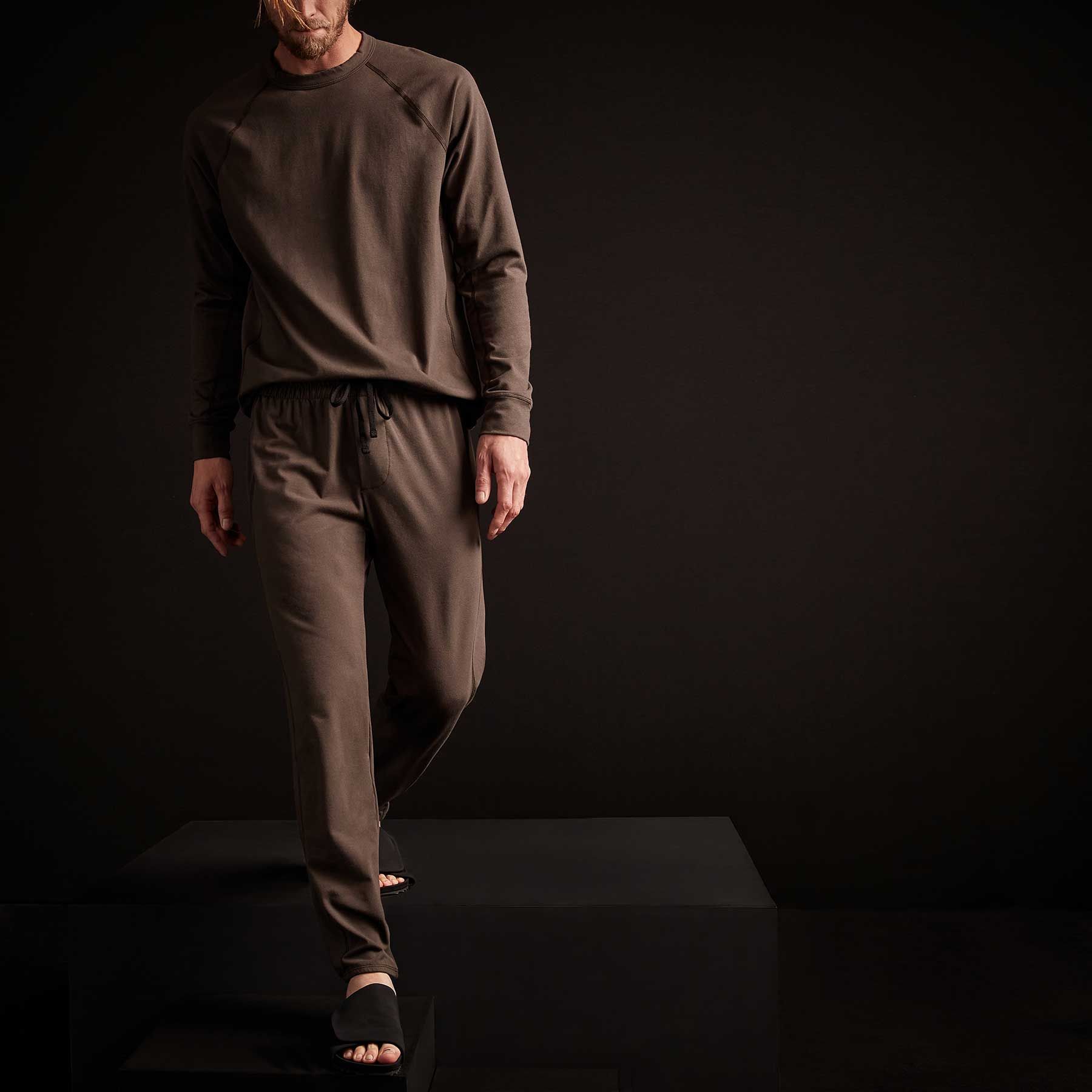 Performance Jersey Lounge Pant - Granite sold by James Perse