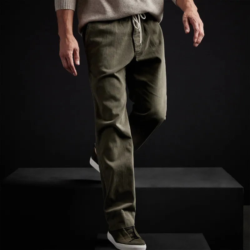 Cotton Twill Work Trouser - Hunter Pigment sold by James Perse