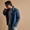 Denim Sherpa Jacket - Indigo sold by James Perse