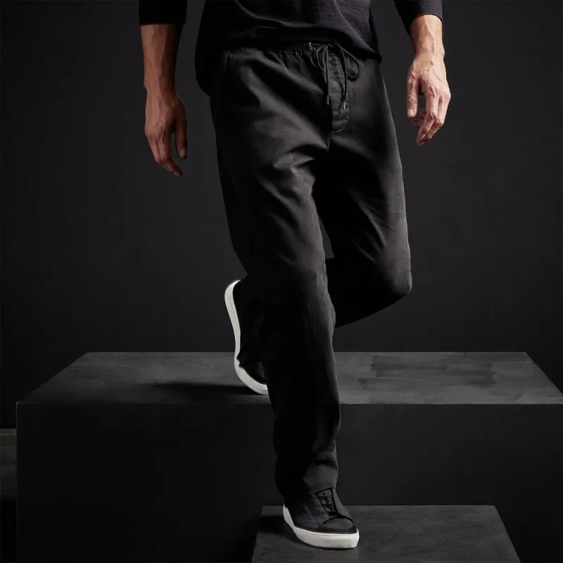 Cotton Twill Work Trouser - Black sold by James Perse