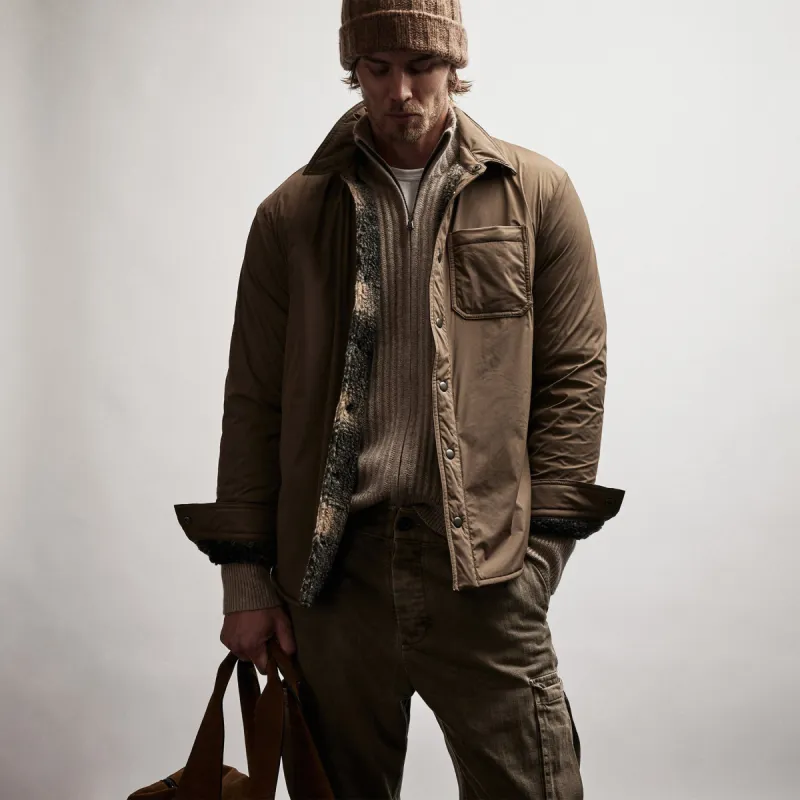 Plaid Lined Performance Jacket - Yuca/Toast sold by James Perse