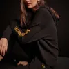 Graphic Pullover Hoodie - Black/Cadmium sold by James Perse