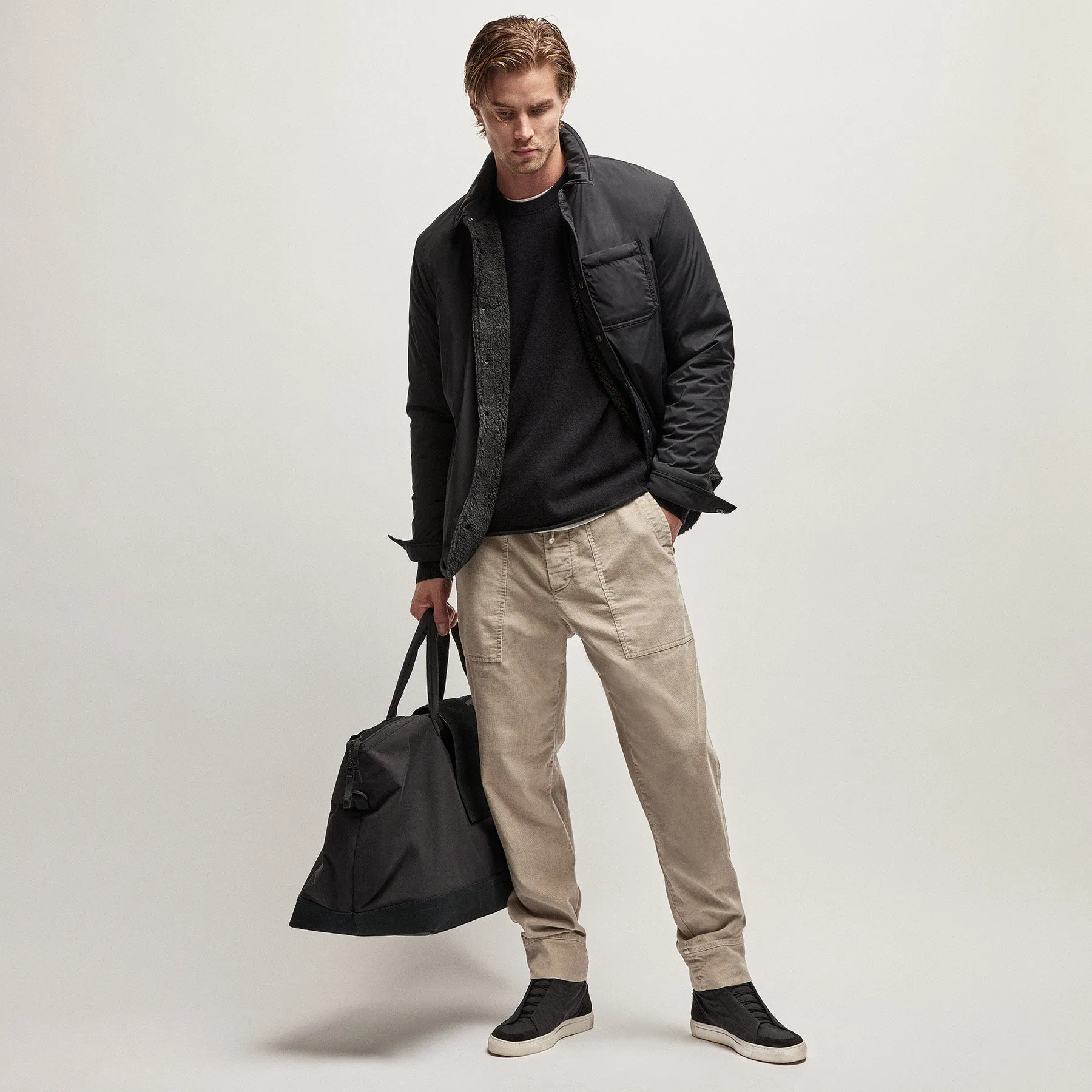 Corduroy Utility Pant - Toast Pigment sold by James Perse