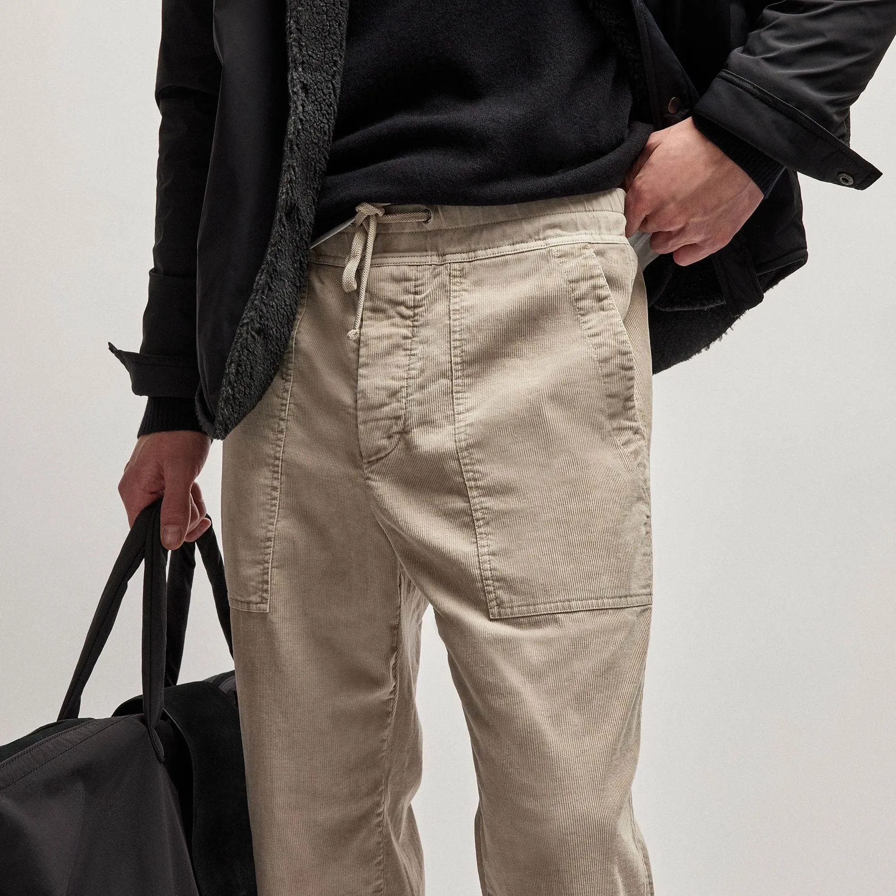 Corduroy Utility Pant - Toast Pigment sold by James Perse product image thumbnail 4