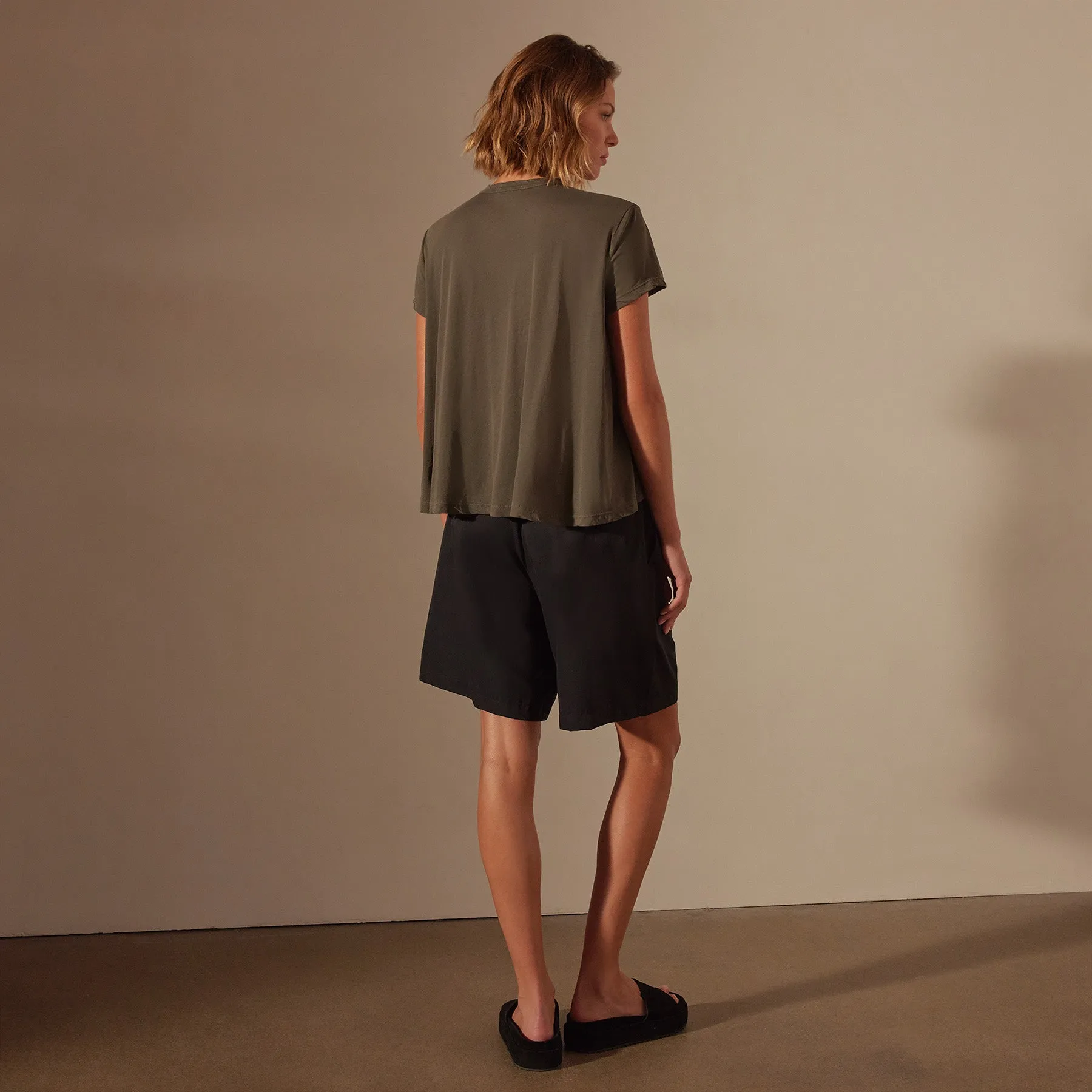 High Gauge A Line Tee - Palm sold by James Perse product image thumbnail 4