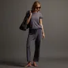 Sheer Slub Crew Neck Tee - Flannel sold by James Perse