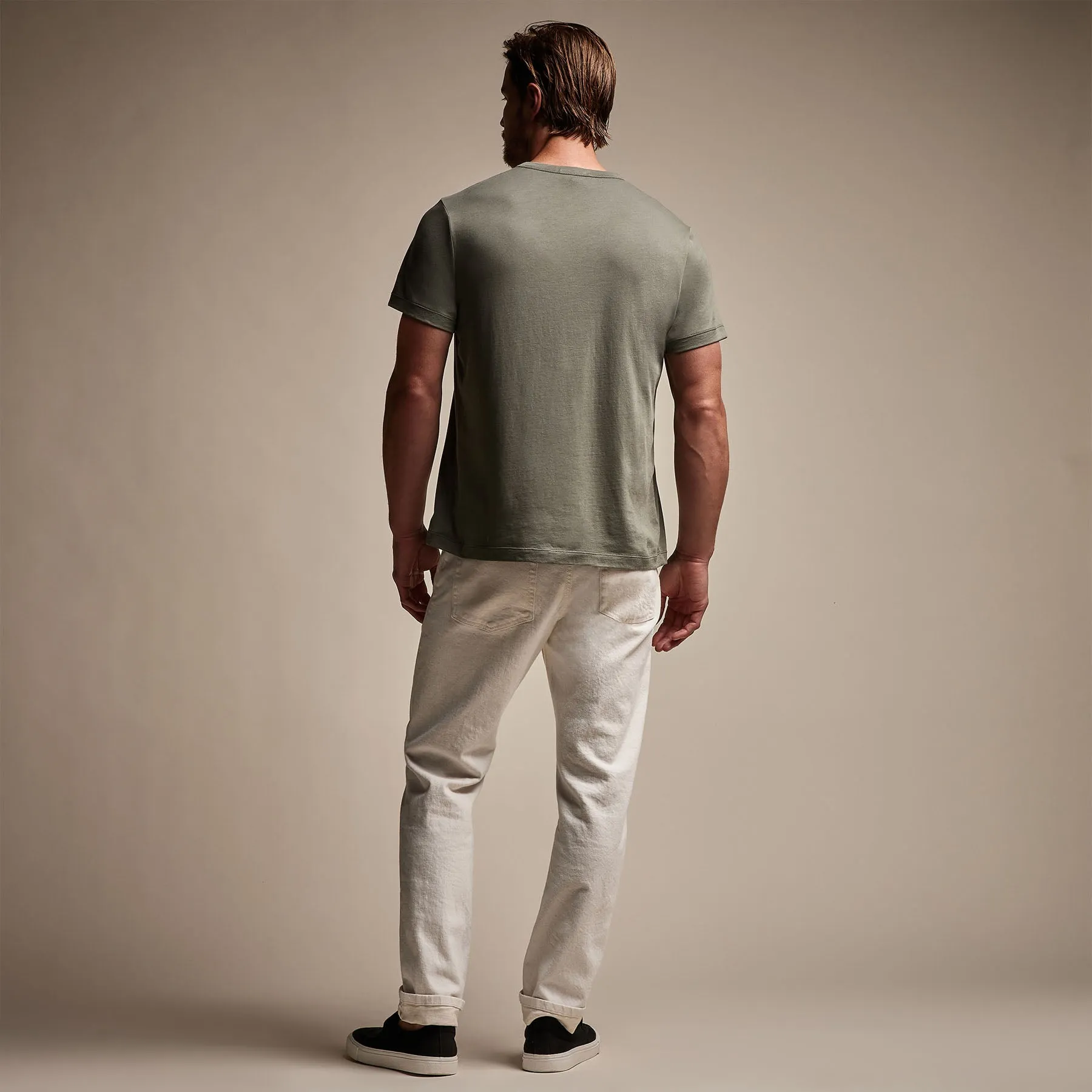 Brushed Lotus Crew - Palm sold by James Perse product image thumbnail 4