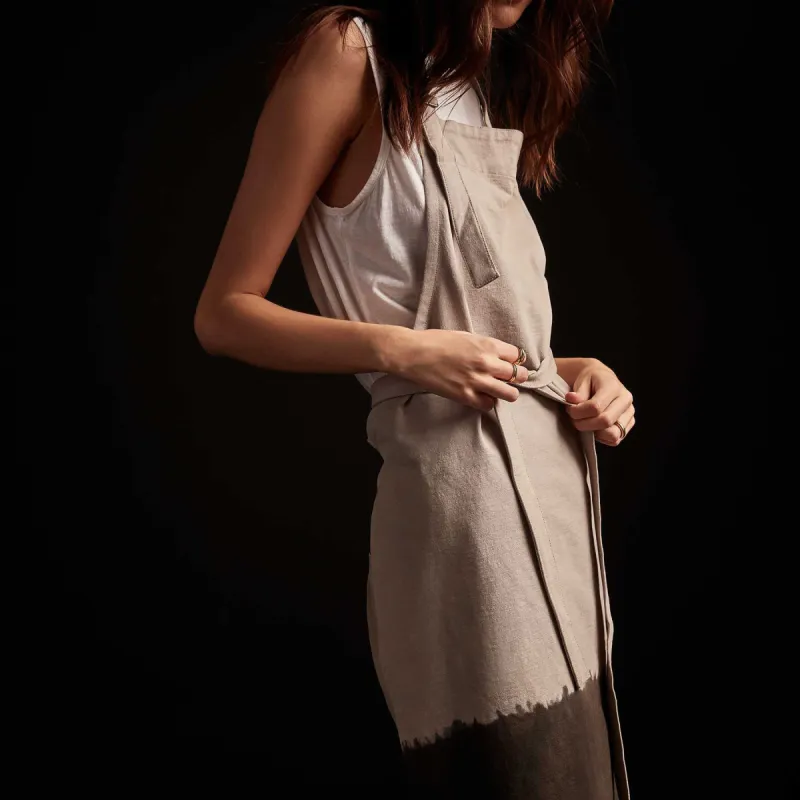 Dip Dye Full Chef's Apron - Dapple/Carbon sold by James Perse