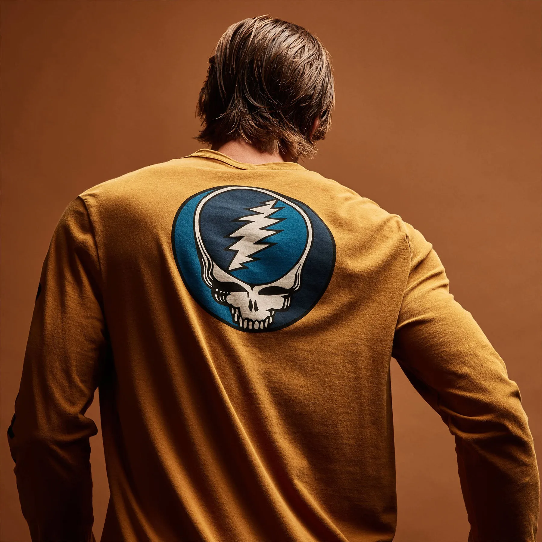 Grateful Dead Long Sleeve - Comet Pigment/Navy sold by James Perse