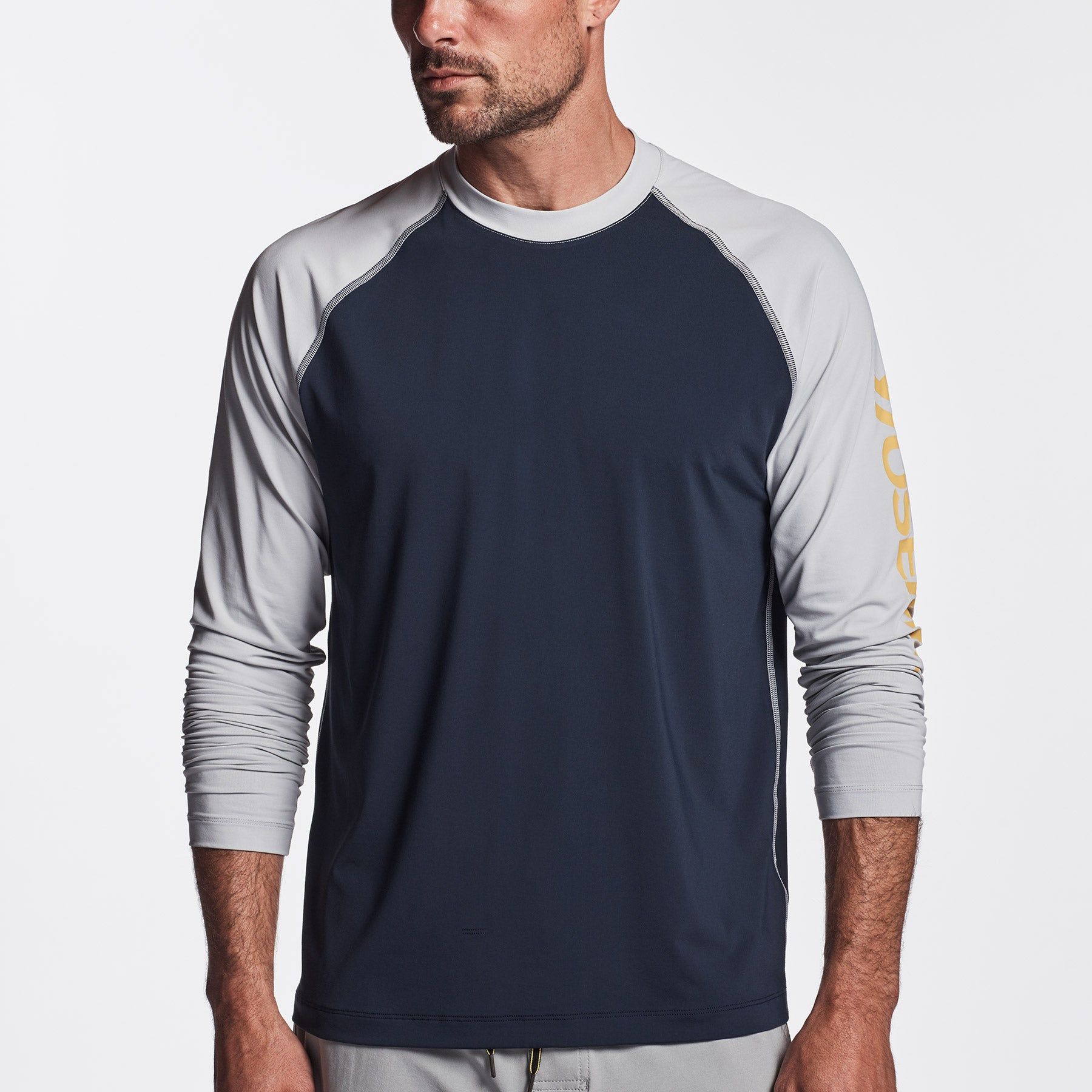 Y/OSEMITE Graphic Performance Knit Raglan - Deep/Steel sold by James Perse product image thumbnail 5