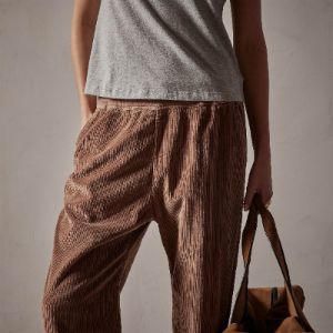 Relaxed Fit Corduroy Pant - Chestnut Pigment sold by James Perse