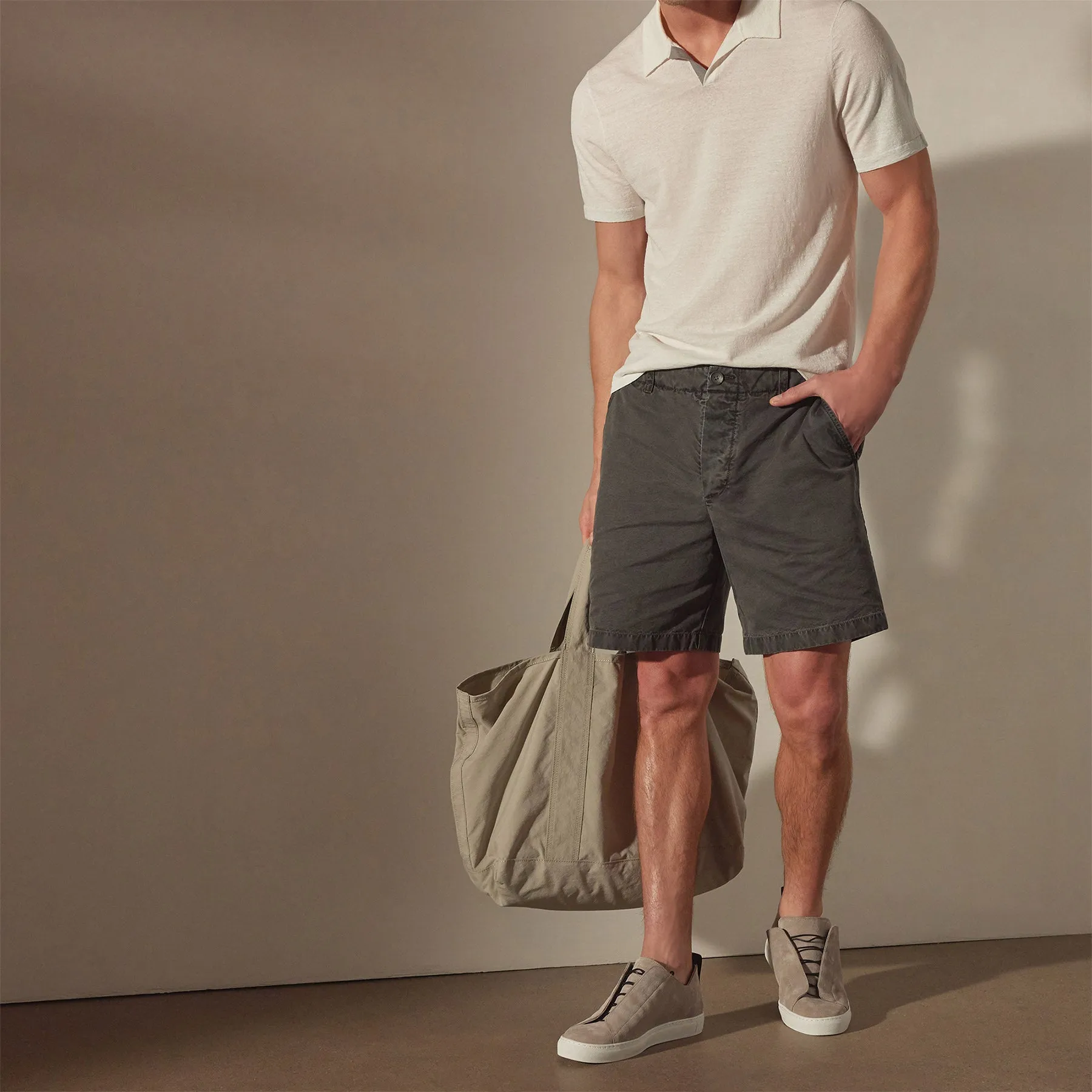 Small Matte Nylon Tote - Dapple sold by James Perse product image thumbnail 3