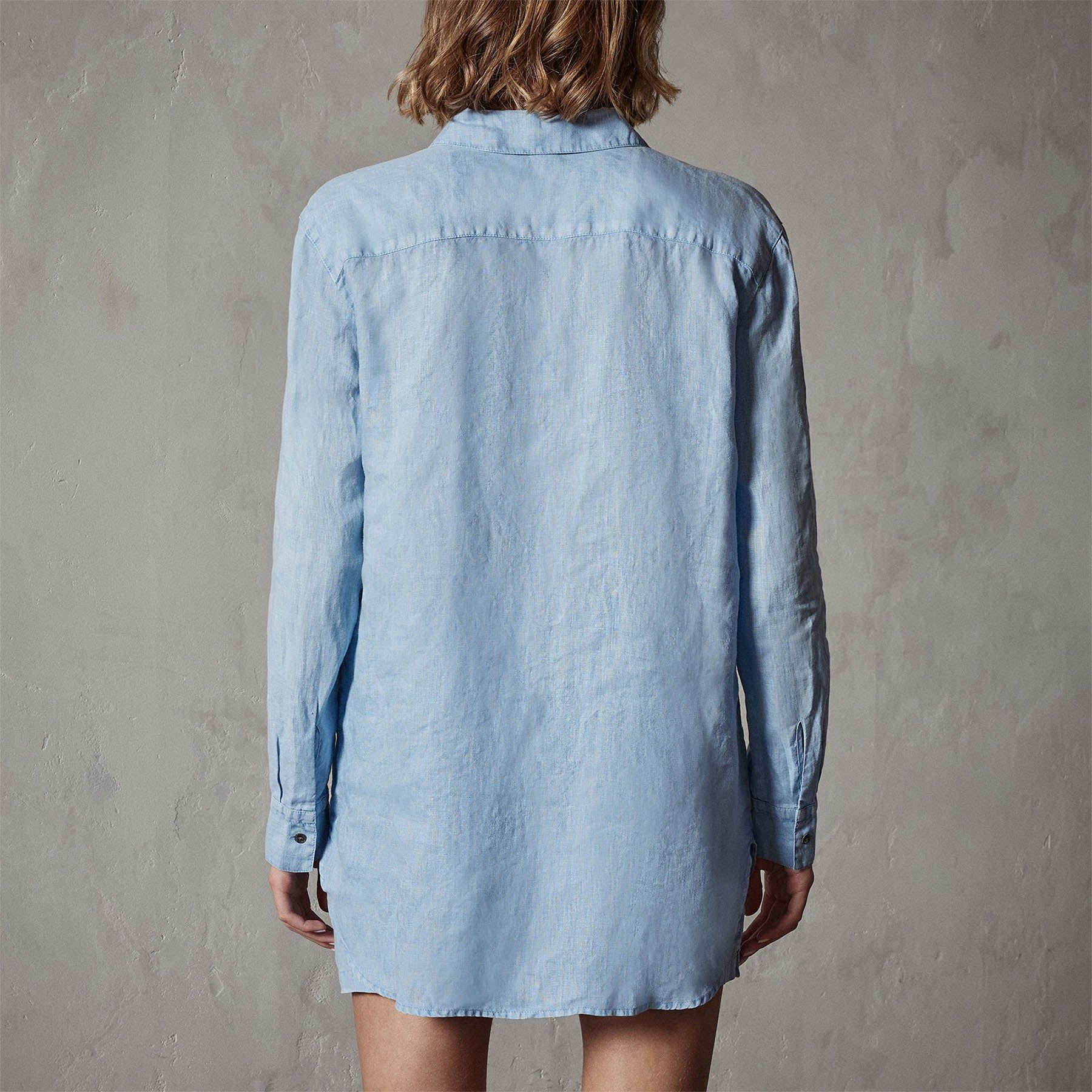 Lightweight Linen Shirt - Delta Pigment sold by James Perse product image thumbnail 3