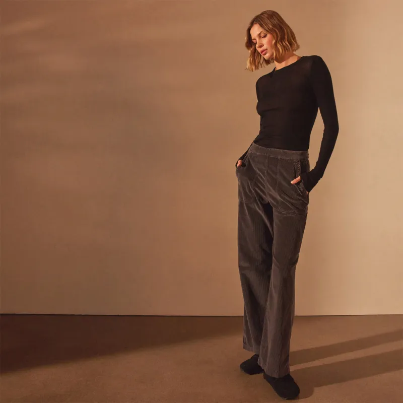 Pacifica Corduroy Pant - Magma Pigment sold by James Perse