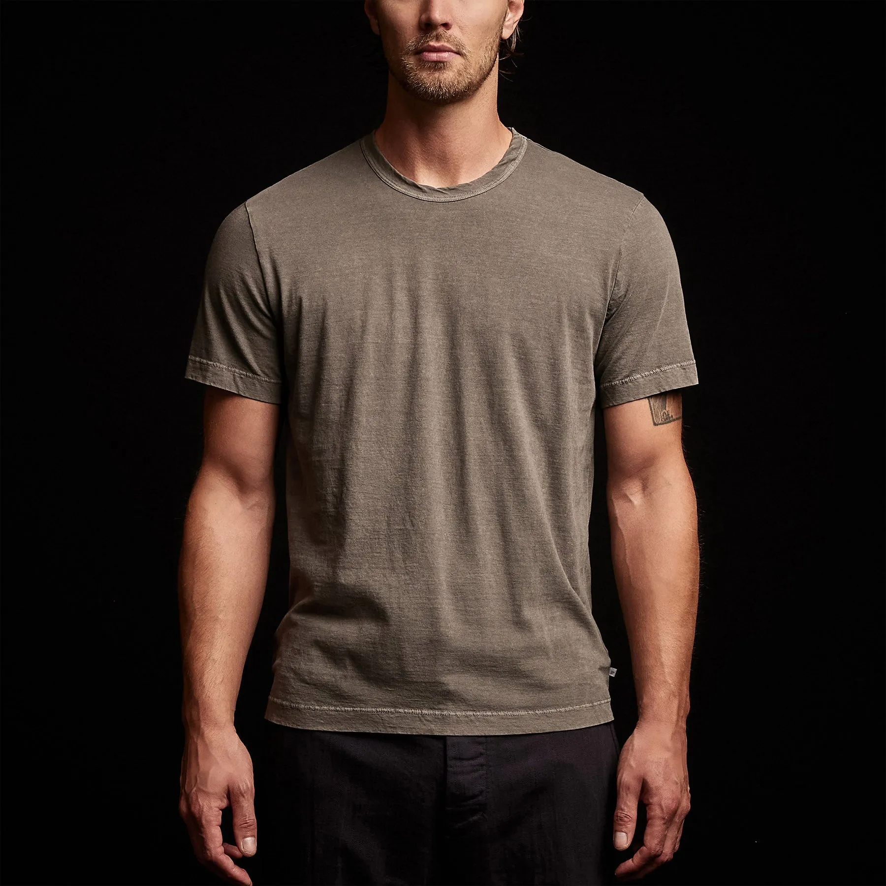 Short Sleeve Crew Neck - Burro Pigment sold by James Perse product image thumbnail 3