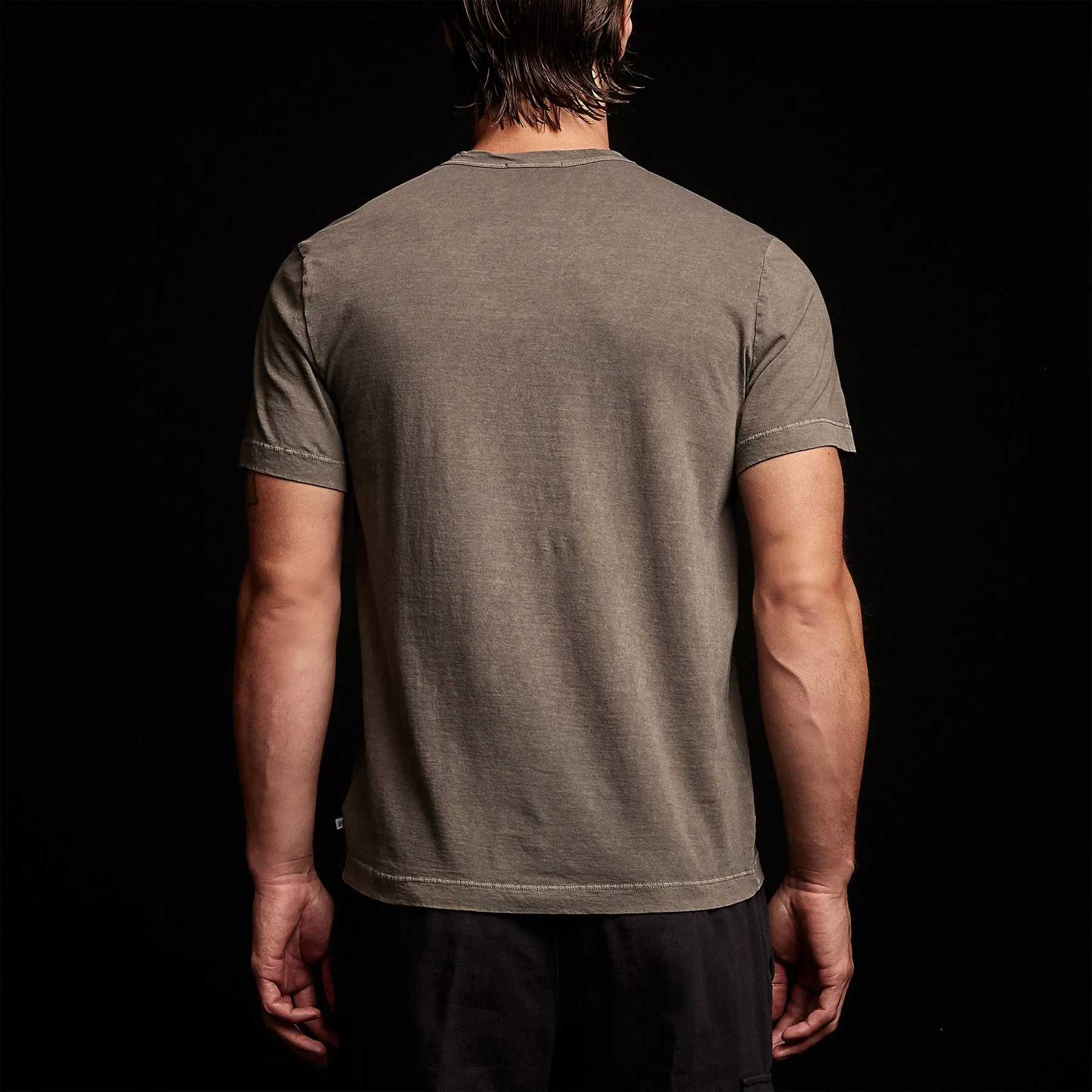 Short Sleeve Crew Neck - Burro Pigment sold by James Perse product image thumbnail 4