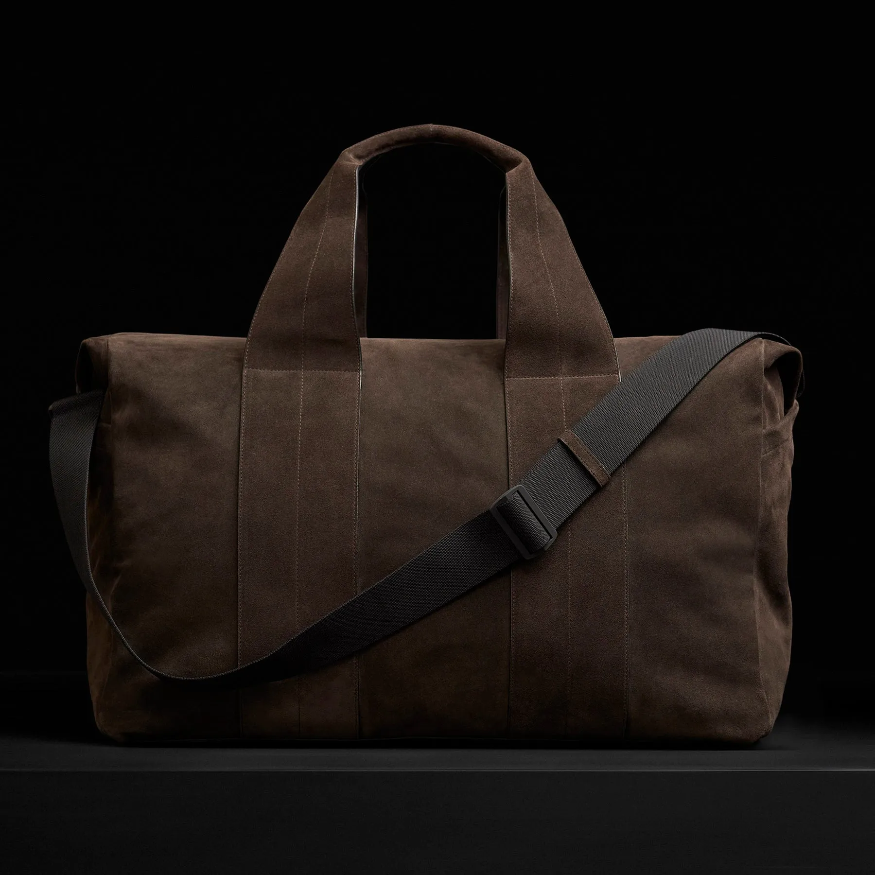 Suede Montecito Weekend Bag - Cafe sold by James Perse product image thumbnail 2