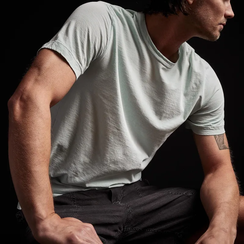 Short Sleeve Crew Neck - Ocean Spray Pigment sold by James Perse