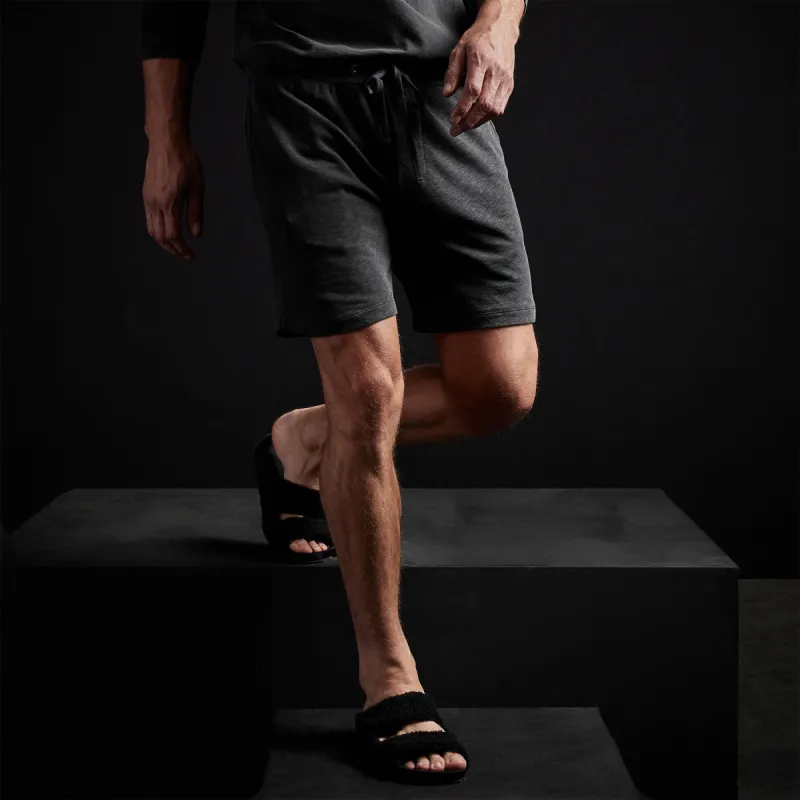 Classic Sweat Short - Carbon Pigment sold by James Perse