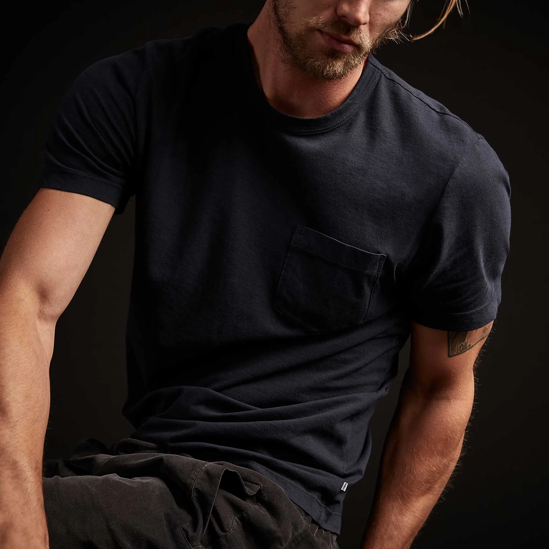 Lightweight Jersey Pocket Tee - Deep sold by James Perse product image thumbnail 2