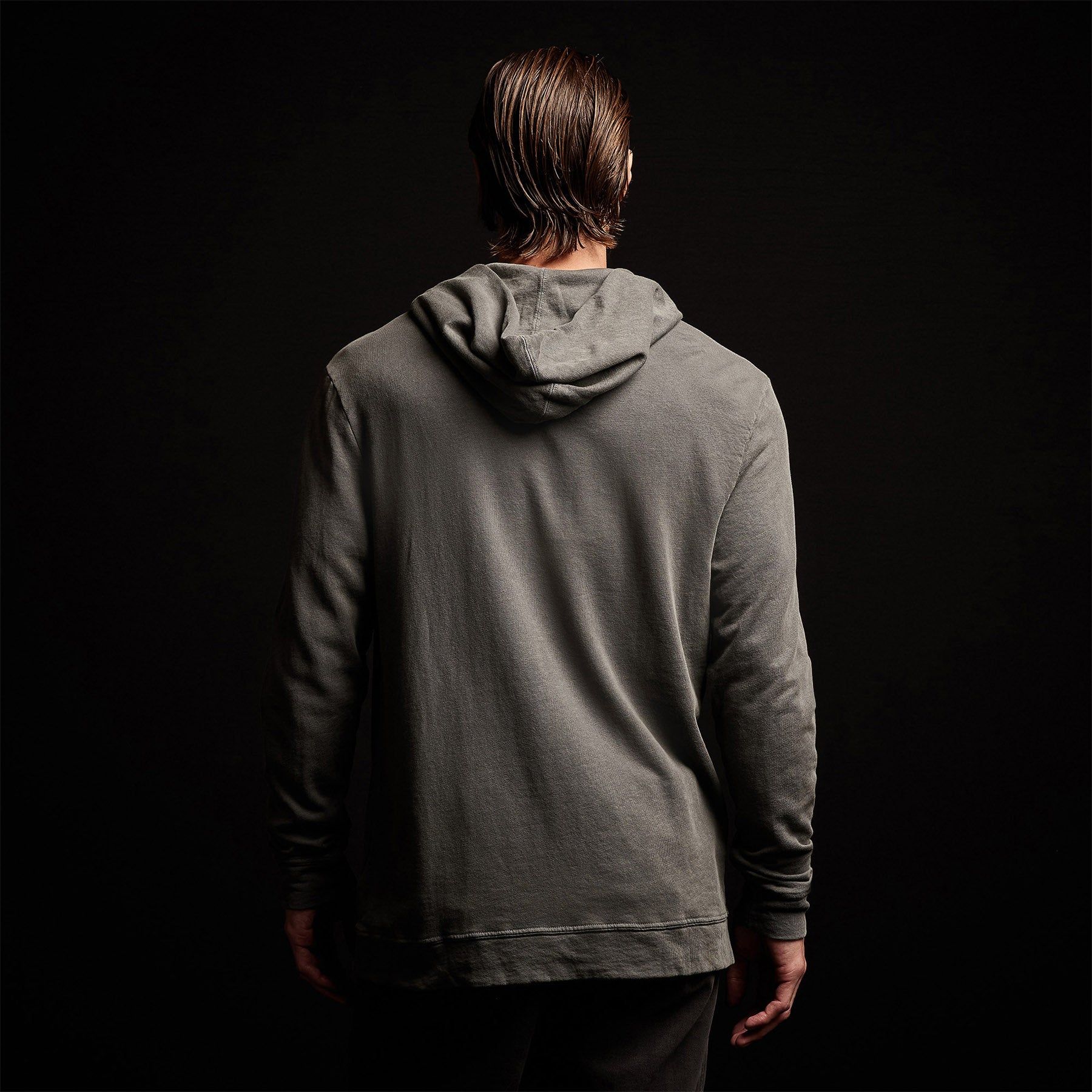 Vintage French Terry Hoodie - Jungle Pigment sold by James Perse product image thumbnail 2